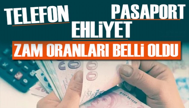 2026 harç ve vergi tutarları netleşti