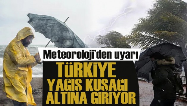 Türkiye 'Yağış Kuşağı' altına giriyor! Meteoroloji'den kritik uyarı!