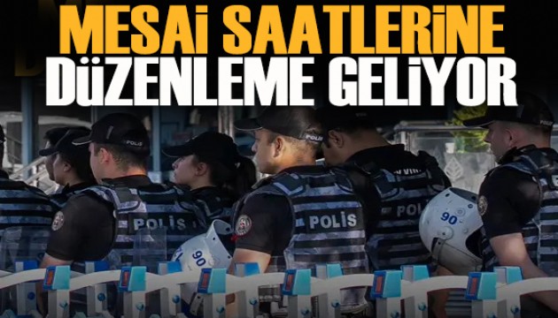Bakan Çiftçi açıkladı: Polislerin mesai saatlerine düzenleme geliyor