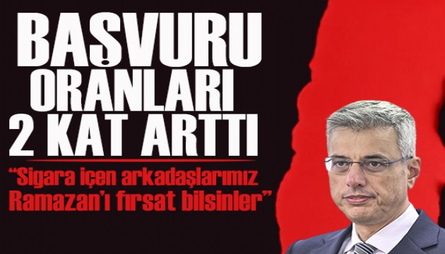 Bakan Memişoğlu: Sigara bırakma polikliniklerimize başvuru oranları 2 kat arttı