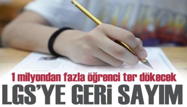 Son bir hafta! 1 milyondan fazla öğrenci LGS'de ter dökecek