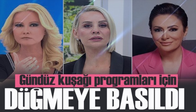 Gündüz kuşağı programları için düğmeye basıldı