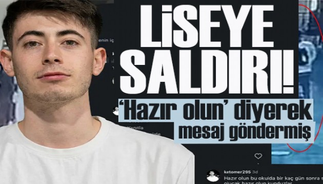 Şanlıurfa’da liseye silahlı saldırı: 'Hazır olun' diyerek mesaj göndermiş