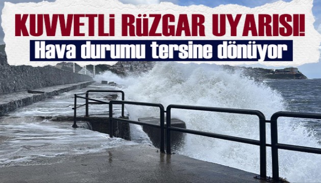 Hava durumu tersine dönüyor! Meteoroloji'den Karadeniz için sağanak, Marmara için fırtına uyarısı!
