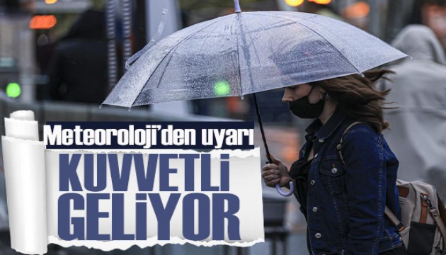 Meteoroloji uyardı! İstanbul'da yağmur bugün başlıyor: Sıcaklıklar 8 derece düşecek!