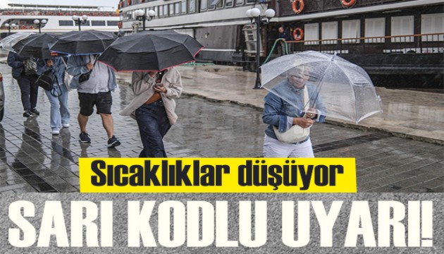 Meteoroloji'den 15 il için sarı kodlu yağış uyarısı!