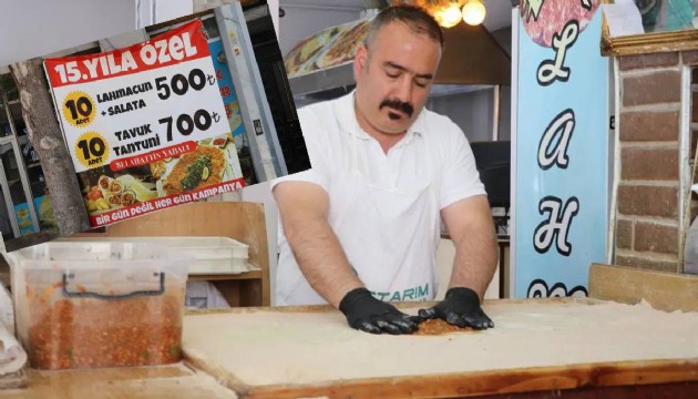 Lahmacunu ucuz sattı, şikayetlerle mağdur oldu!