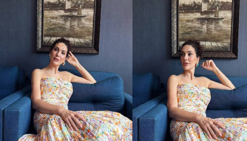 Bergüzar Korel: 'Sıcaktan kulaklığımı yiyeceğim'