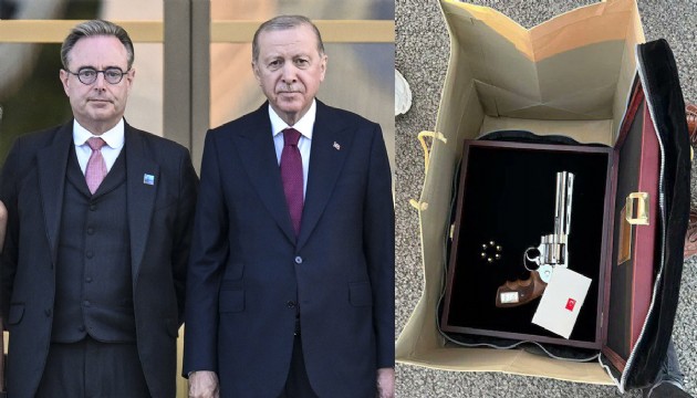 Belçika Başbakanı, Erdoğan'ın hediye ettiği silahı polise teslim etti!