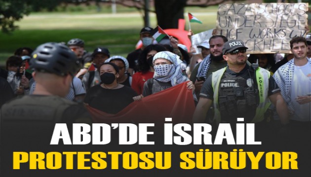 ABD'deki üniversitelerde İsrail'in soykırımı protesto ediliyor