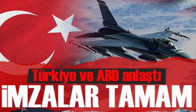 'F-16'larda büyük bir adım atıldı' Türkiye ve ABD anlaştı