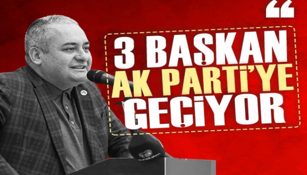 Flaş İddia: 3 belediye başkanı yarın AK Parti'ye katılacak