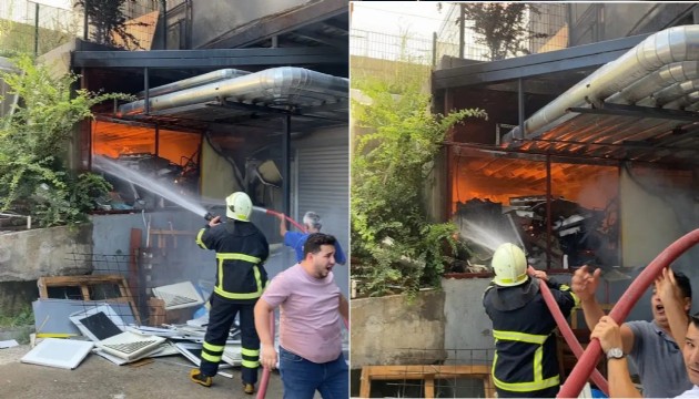 Devlet hastanesinde yangın paniği