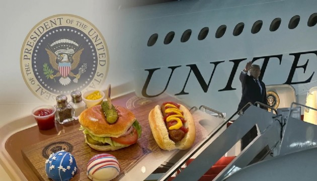 Trump'ın hamburger sevdası! Milyar dolarlık uçakta 'Amerikan klasikleri'