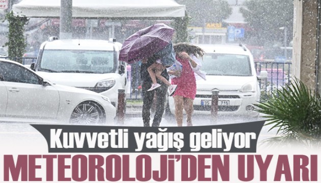 Meteoroloji'den sağanak ve fırtına alarmı! 39 il için sarı kod