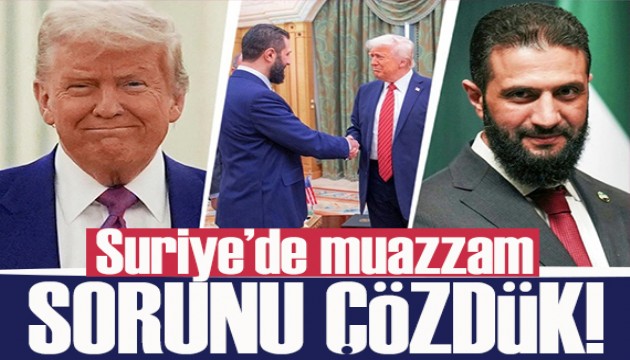 Trump: Suriye’de “muazzam bir sorunu çözdük”