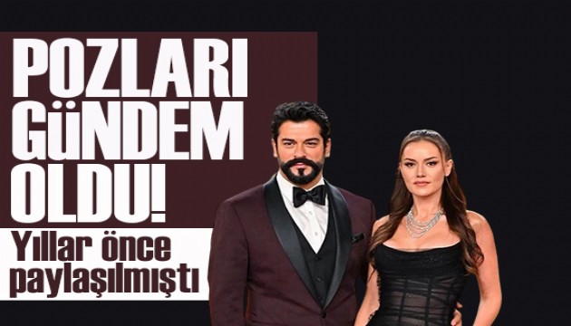 Fahriye Evcen'le Burak Özçivit'in nişan fotoğrafları gündem oldu!