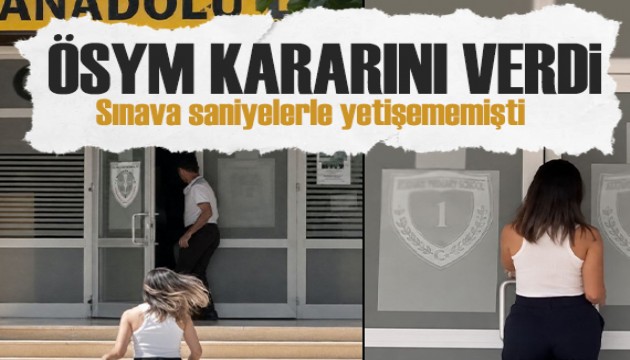 ÖSYM o görevli hakkında karar verdi