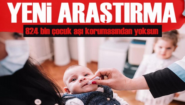DSÖ: 824 bin çocuk aşı korumasından yoksun