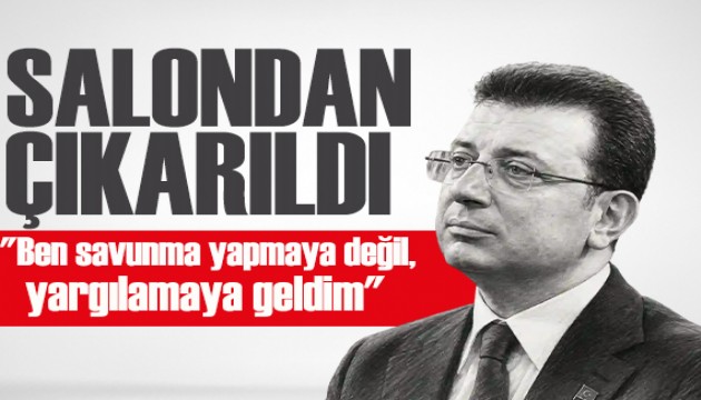Ekrem İmamoğlu mahkeme salonundan çıkarıldı! İBB Davası’nda gerginlik