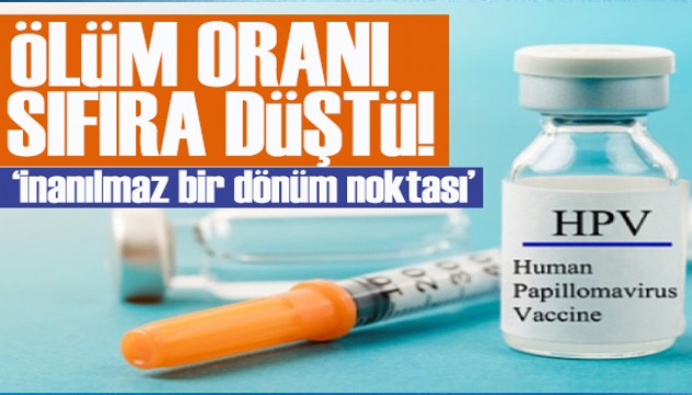 HPV aşısı yapılan genç kadınlarda ölüm oranı sıfıra düştü
