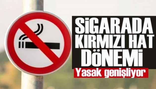 Tütünle mücadelede 'kırmızı hat' dönemi