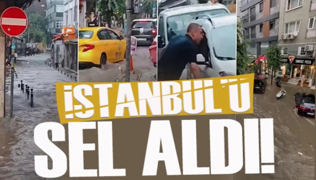 İstanbul'u süper hücre vurdu, Yollar göle döndü!