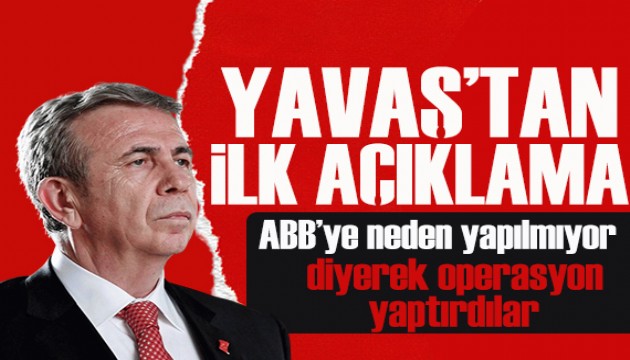 Son dakika! Mansur Yavaş'tan tutuklamalar sonrası ilk açıklama