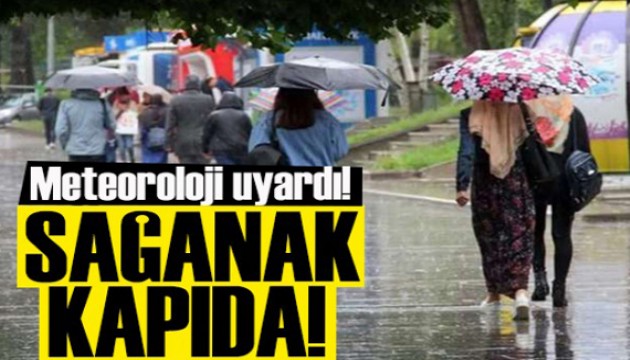 Meteoroloji'den uyarı: 2 bölgede gök gürültülü sağanak bekleniyor