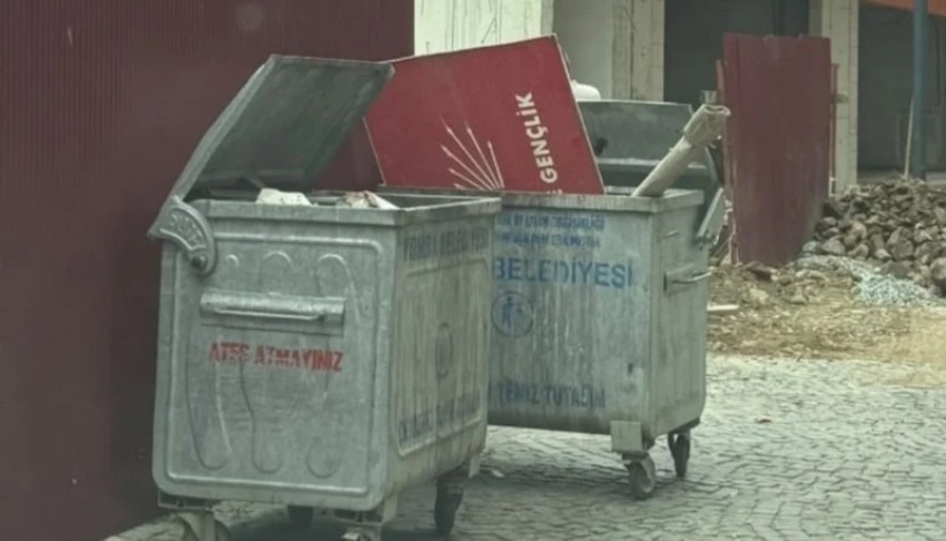 CHP tabelasını çöpe attılar