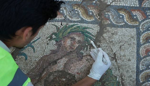 3. yüzyıla ait 'Genç Eurymedon' tasviri bulundu