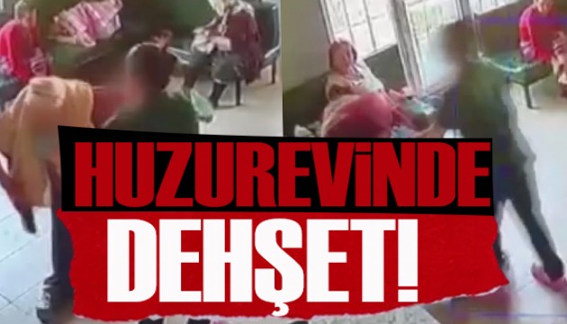 Yaşlı bakım merkezinde dehşet: Hastayı itip düşürdüler!