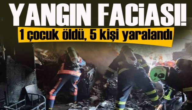 Mardin'de ev yangını: 7 yaşındaki çocuk öldü, 5 yaralı