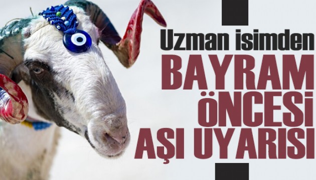 Kurban Bayramı öncesi kritik uyarı! Aşılama büyük önem taşıyor