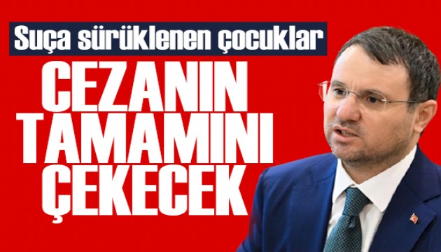 Bakan Gürlek: Suça sürüklenen çocukları için caydırıcı cezalar!