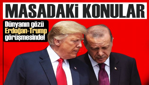 Dünyanın gözü Erdoğan-Trump görüşmesinde! İşte iki liderin gündemi