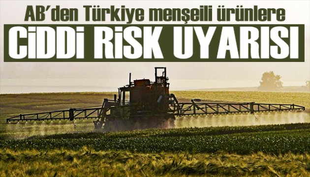 AB'den Türkiye menşeili ürünlere ciddi risk uyarısı