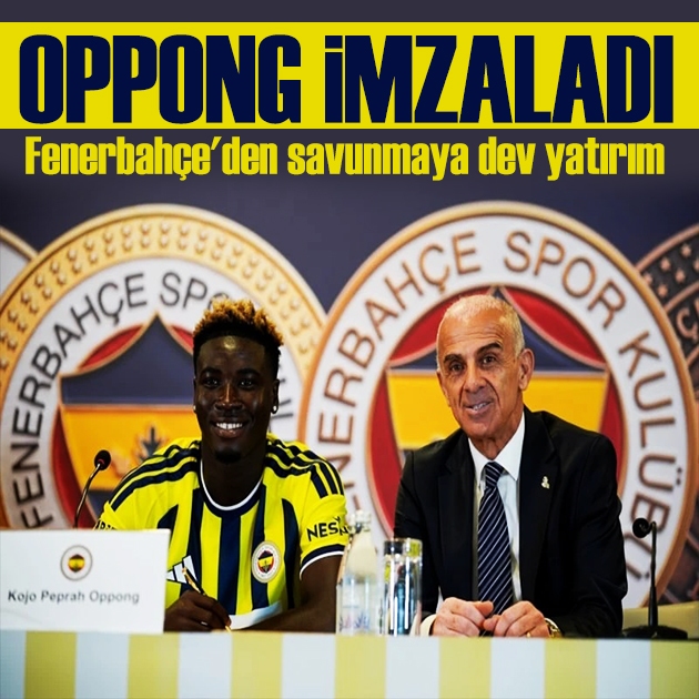 Fenerbahçe'den savunmaya dev yatırım! Kojo Oppong imzayı attı