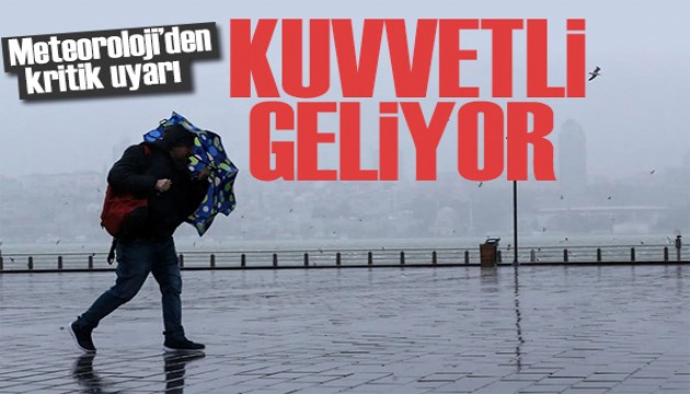 Meteoroloji bölge bölge uyardı: Kuvvetli yağış geliyor! İstanbul'da yağışlar devam edecek mi?