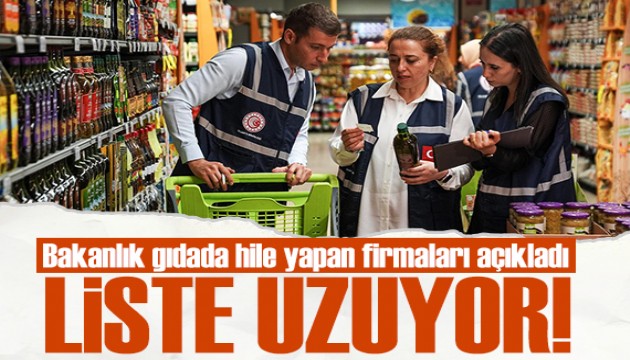 Gıdada hile yapan firmalar ifşalandı! Ünlü markalar listede