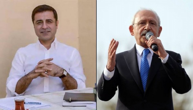Demirtaş'tan Kılıçdaroğlu'na ret!