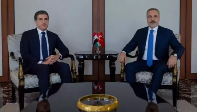 Bakan Fidan, Barzani ile görüştü