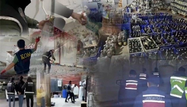 91 bin litre sahte alkol ele geçirildi