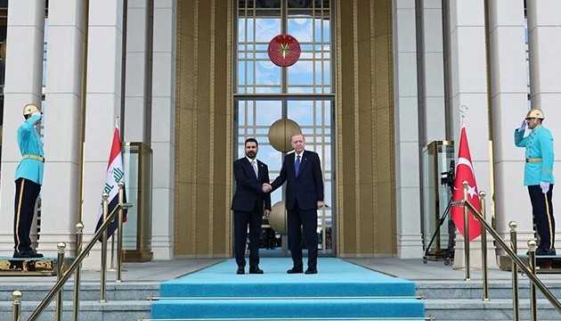 Erdoğan'dan Zeydi'ye resmi karşılama