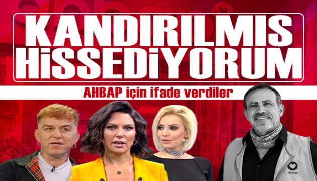 Ece Üner, Gökhan Özoğuz ve Öykü Serter, AHBAP soruşturması kapsamında ifade verdi