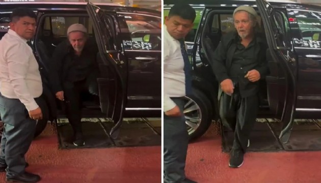 Ünlü starı görenler tanıyamadı!