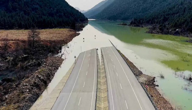 Konya-Antalya kara yolu artık göle açılıyor!