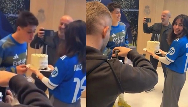 Arda Güler'e romantik sürpriz