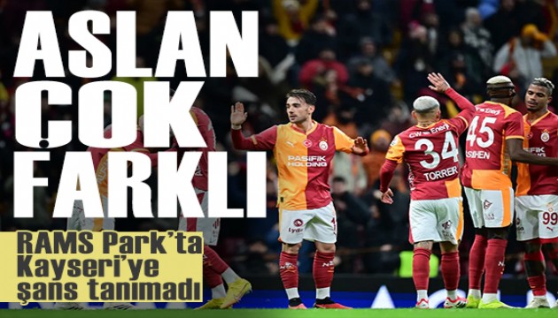 Aslan farka koştu