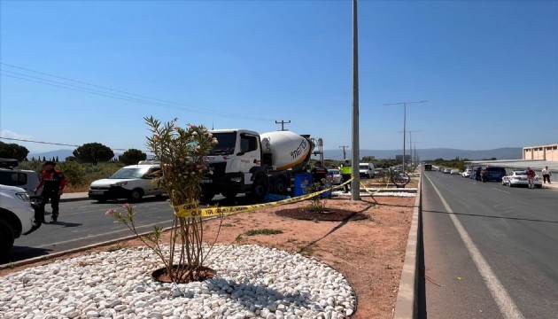 Aydın'da beton mikseri yayaya çarptı: 1 kişi öldü